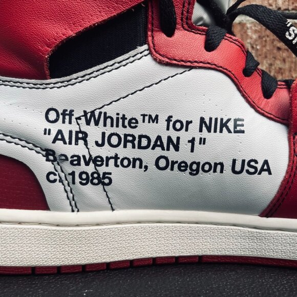 Size 12 - Jordan 1 Retro OG x Off-White High Chicago - Picture 4 of 12